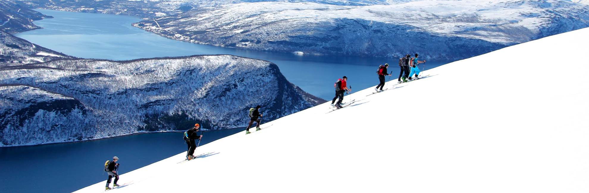 Ski de randonnée à Senja